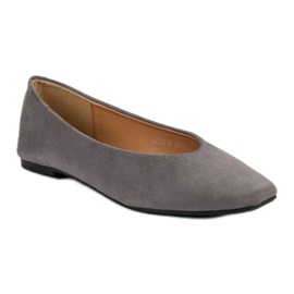 Seastar Ballerines en daim grises 3