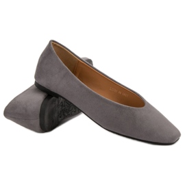 Seastar Ballerines en daim grises 5