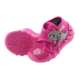 Chaussures enfant Befado 523P013 rose gris 5