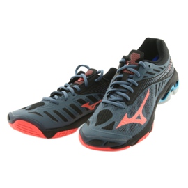 Mizuno Wave Lighting Z4 W V1GC180065 chaussures de volley-ball gris 3 Mizuno Wave Lighting Z4 W V1GC180065 chaussures de volley-ball gris 3