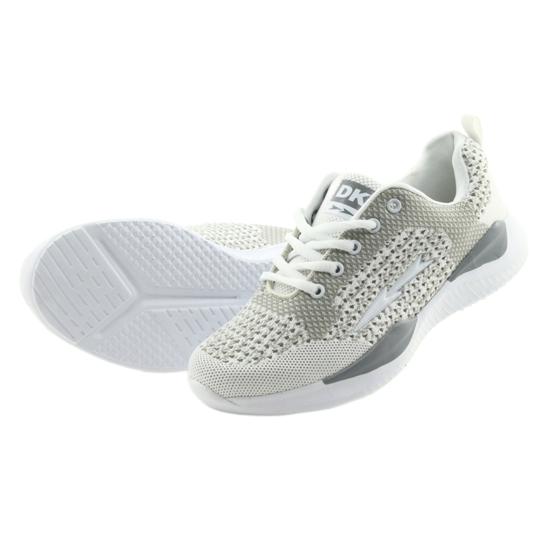 Semelle intérieure sport femme blanche DK SA349 blanc-gris avec mousse à mémoire de forme 5