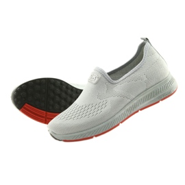 Gris Slip Gris Sport Chaussures DK SA089 rouge 5