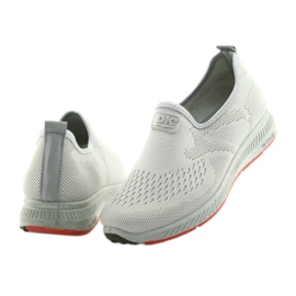 Gris Slip Gris Sport Chaussures DK SA089 rouge 4