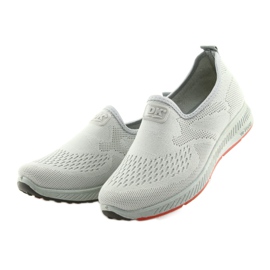 Gris Slip Gris Sport Chaussures DK SA089 rouge 3