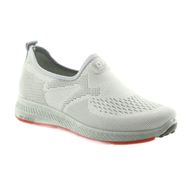 Gris Slip Gris Sport Chaussures DK SA089 rouge 1