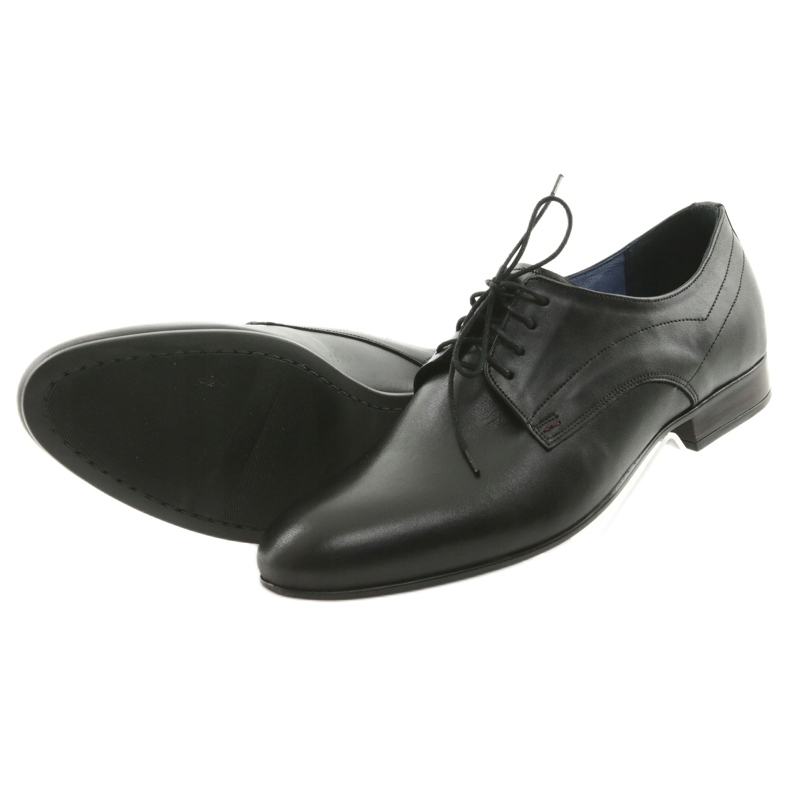 Nikopol Chaussures en cuir noir 1693 4