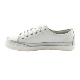 Chaussures de sport pour femmes, attachées Filippo 703 argent blanc gris 2