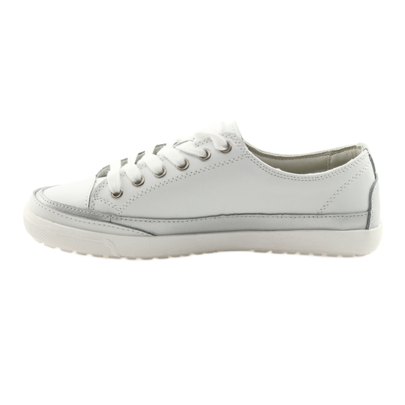 Chaussures de sport pour femmes, attachées Filippo 703 argent blanc gris 2