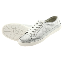 Chaussures de sport pour femmes, nouées Filippo 703 argent gris 5