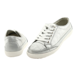 Chaussures de sport pour femmes, nouées Filippo 703 argent gris 4