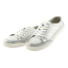 Chaussures de sport pour femmes, nouées Filippo 703 argent gris 3