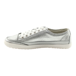 Chaussures de sport pour femmes, nouées Filippo 703 argent gris 2