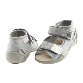 Chaussures pour enfants Befado 342P002 argent gris 4