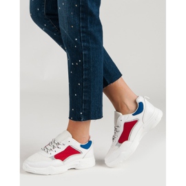 Chaussures de sport confortables blanc multicolore 2