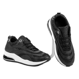 Baskets noires à la mode le noir 3