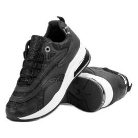 Baskets noires à la mode le noir 4