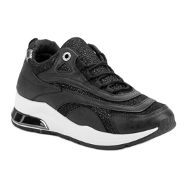 Baskets noires à la mode le noir 5