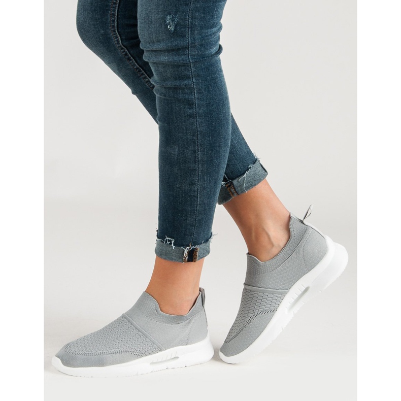 Chaussures de sport textiles gris 1