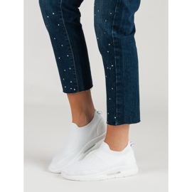 Chaussures de sport textiles blanche 2 Chaussures de sport textiles blanche 2