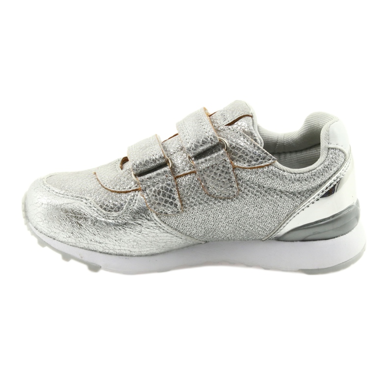 American Club ES26 chaussures de sport argent gris 4