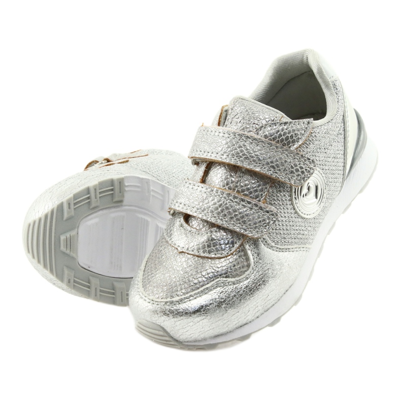 American Club ES26 chaussures de sport argent gris 11