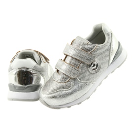 American Club ES26 chaussures de sport argent gris 9