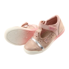 Ballerines fille fleur American Club GC20 gris jaune rose 4 Ballerines fille fleur American Club GC20 gris jaune rose 4