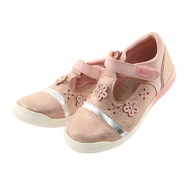 Ballerines fille fleur American Club GC20 gris jaune rose 3 Ballerines fille fleur American Club GC20 gris jaune rose 3