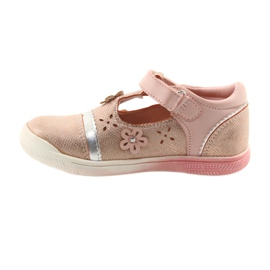 Ballerines fille fleur American Club GC20 gris jaune rose 2 Ballerines fille fleur American Club GC20 gris jaune rose 2