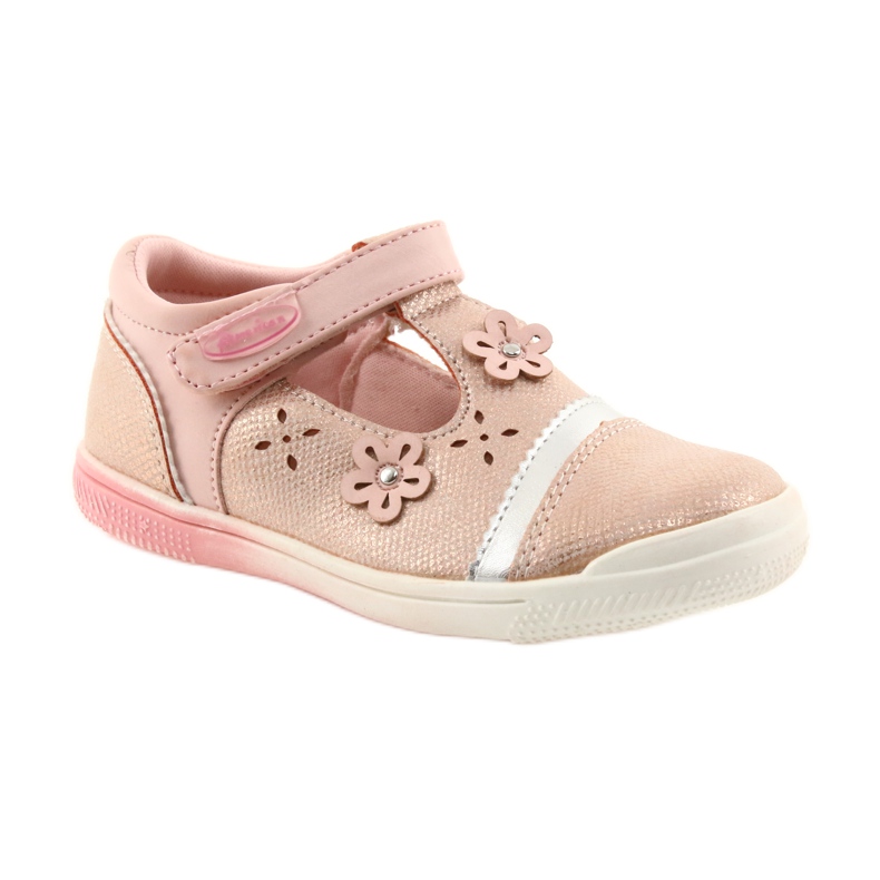 Ballerines fille fleur American Club GC20 gris jaune rose 1 Ballerines fille fleur American Club GC20 gris jaune rose 1