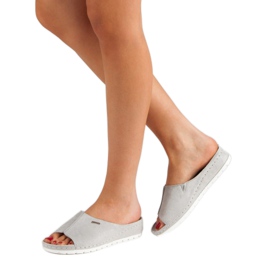 Chaussons confortables VINCEZA gris 2