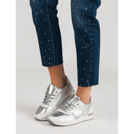 Jumex Chaussures de sport argentées gris 1