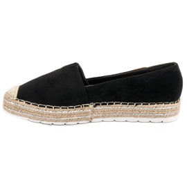 Espadrilles En Daim Noir le noir 4