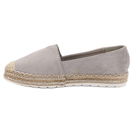 Espadrilles En Daim Grises 3