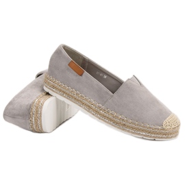 Espadrilles En Daim Grises 4