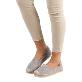 Espadrilles En Daim Grises 6