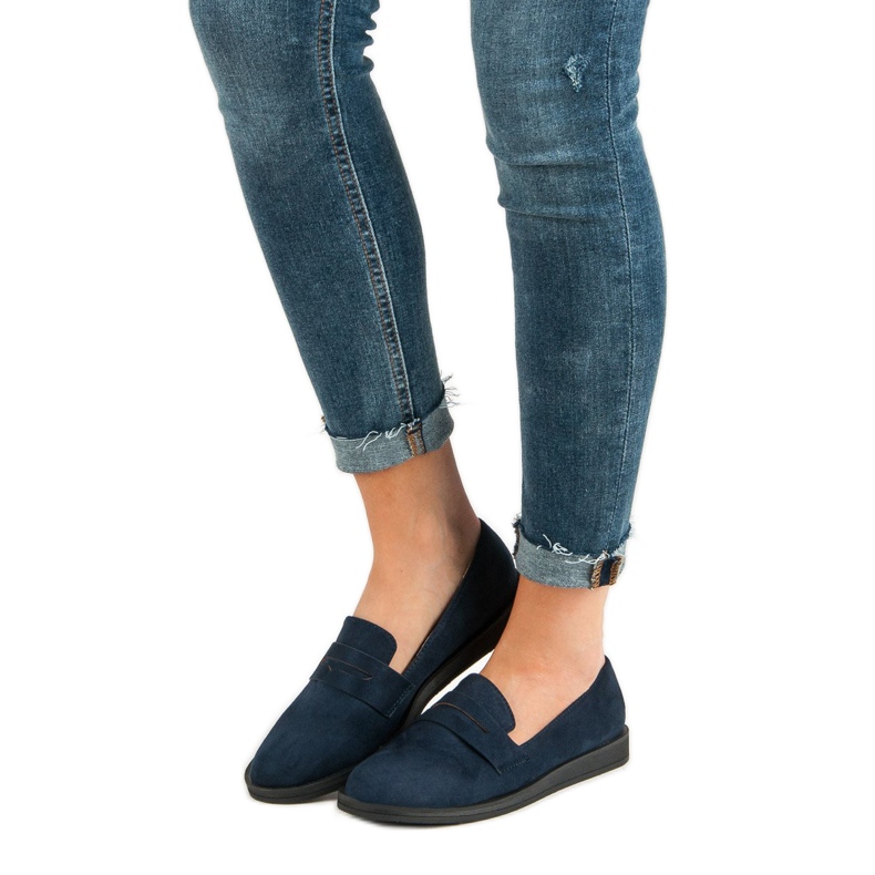 Best Shoes Mocassins casual bleu marine 1