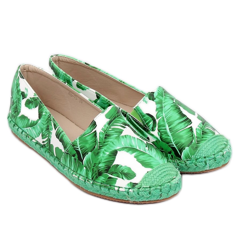Espadrilles femme vertes 68-75 Vert 2