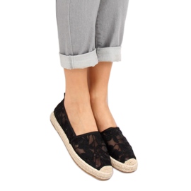 Espadrilles ajourées noires 68-130 Noir le noir 3