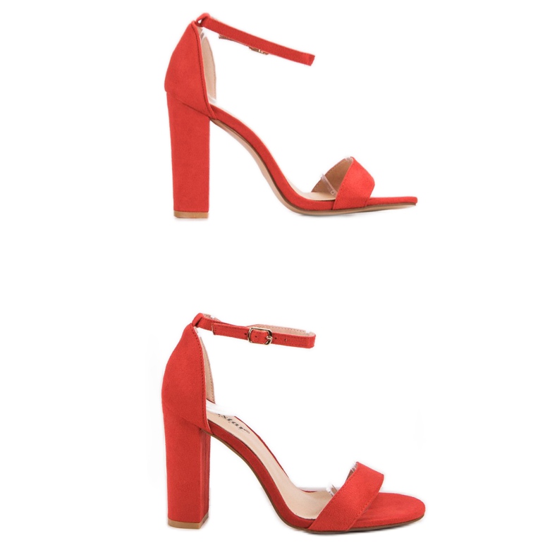 Seastar Sandales sexy sur un bar rouge 2