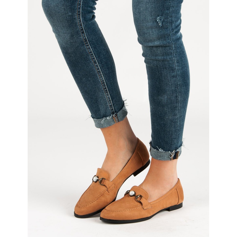 Mocassins camel brun 1