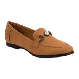 Mocassins camel brun 4