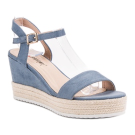 Seastar Sandales compensées confortables bleu 3