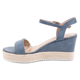 Seastar Sandales compensées confortables bleu 4