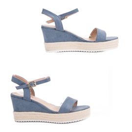 Seastar Sandales compensées confortables bleu 6
