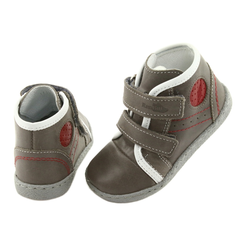 Ren But Garçons en cuir avec velcro 1423 gris Ren mais 5 Ren But Garçons en cuir avec velcro 1423 gris Ren mais 5