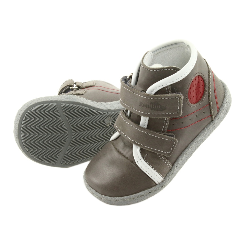 Ren But Garçons en cuir avec velcro 1423 gris Ren mais 4 Ren But Garçons en cuir avec velcro 1423 gris Ren mais 4