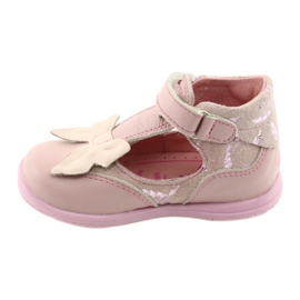Ballerines pour filles avec nœud Ren But 1466 rose 2