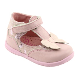 Ballerines pour filles avec nœud Ren But 1466 rose 1