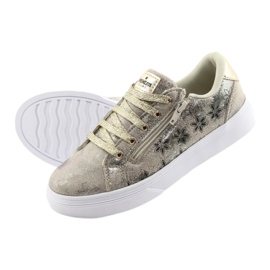 Claquettes dorées American Club ES13 pour filles sportives noir jaune 5